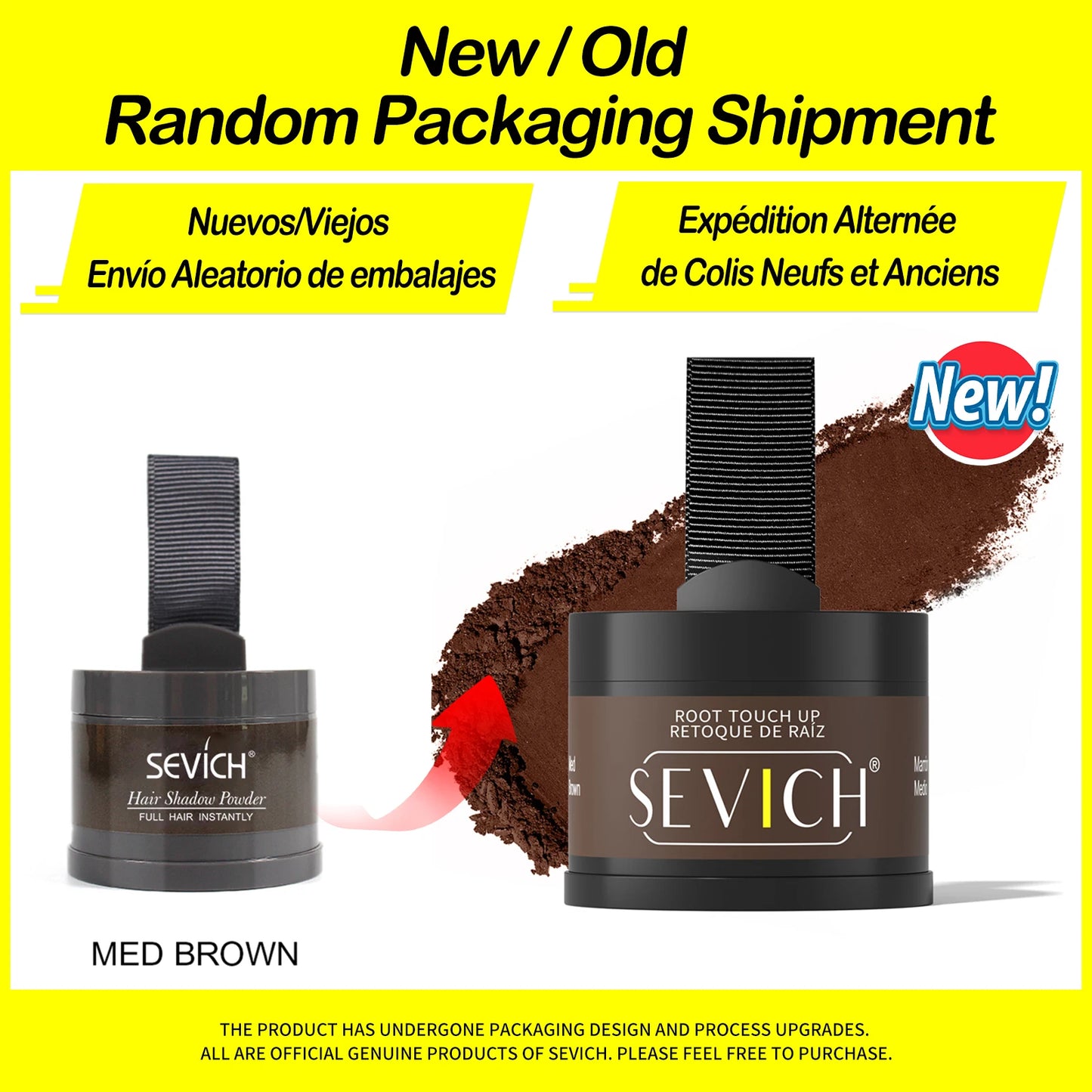 Sevich HairFill™ Instant Hairline & Root Cover Powder