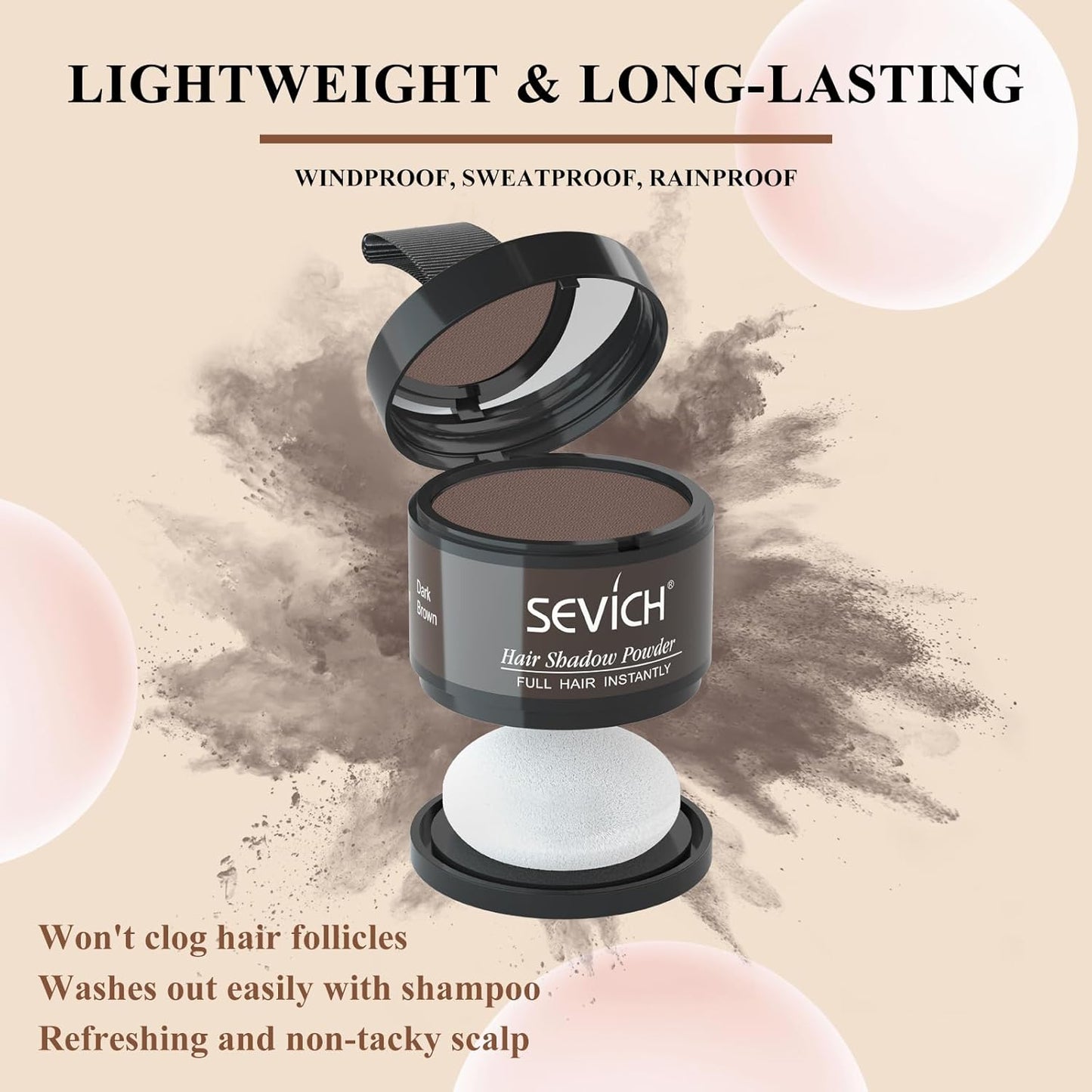 Sevich HairFill™ Instant Hairline & Root Cover Powder