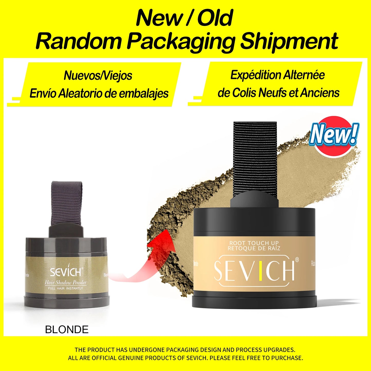Sevich HairFill™ Instant Hairline & Root Cover Powder