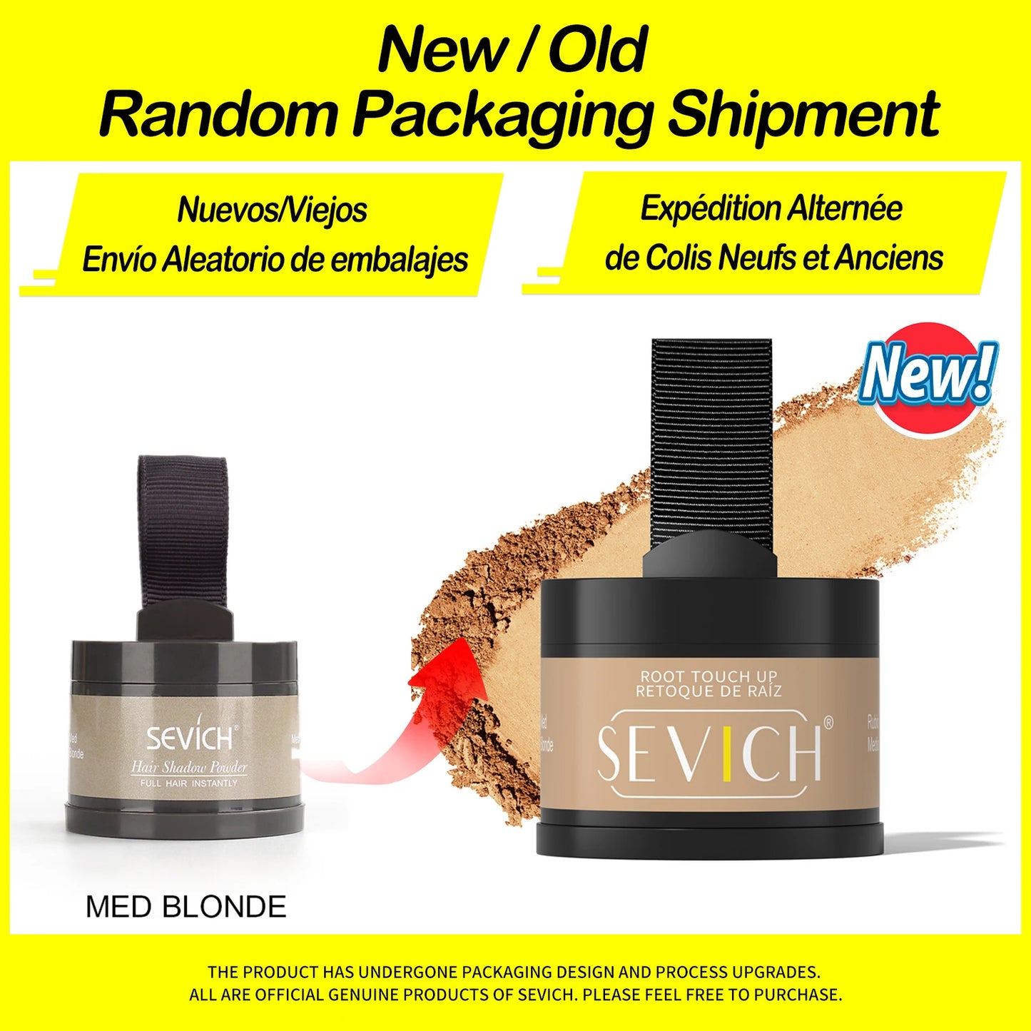 Sevich HairFill™ Instant Hairline & Root Cover Powder