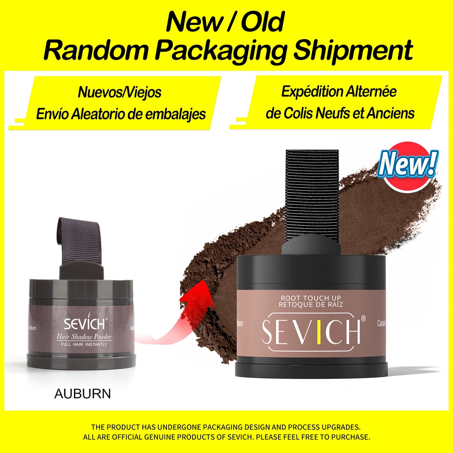 Sevich HairFill™ Instant Hairline & Root Cover Powder