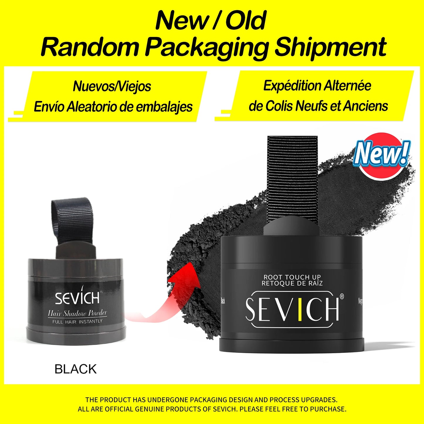 Sevich HairFill™ Instant Hairline & Root Cover Powder