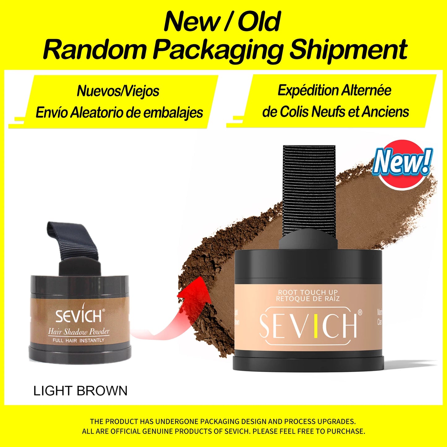 Sevich HairFill™ Instant Hairline & Root Cover Powder